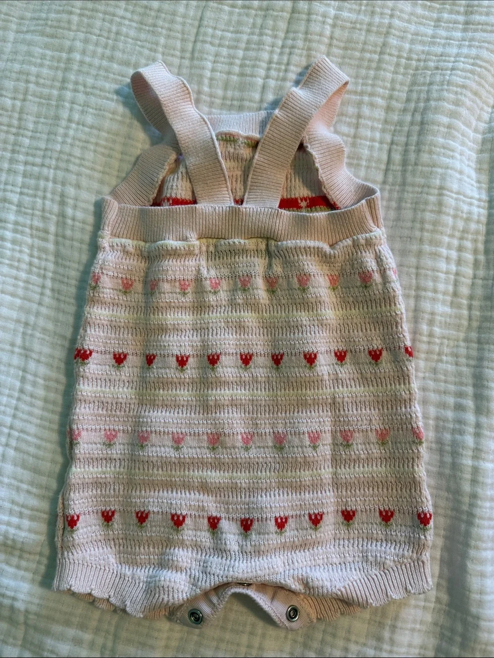 Old Navy Pink Crotched Baby Onesie